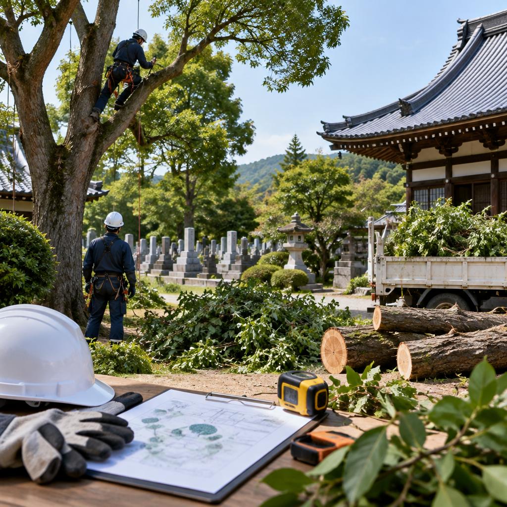 伐採から片付けまで、安心につながる段取りをご案内