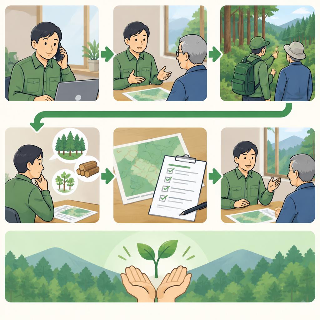 相談から計画づくりまで、石鎚循環堂と進めるステップ