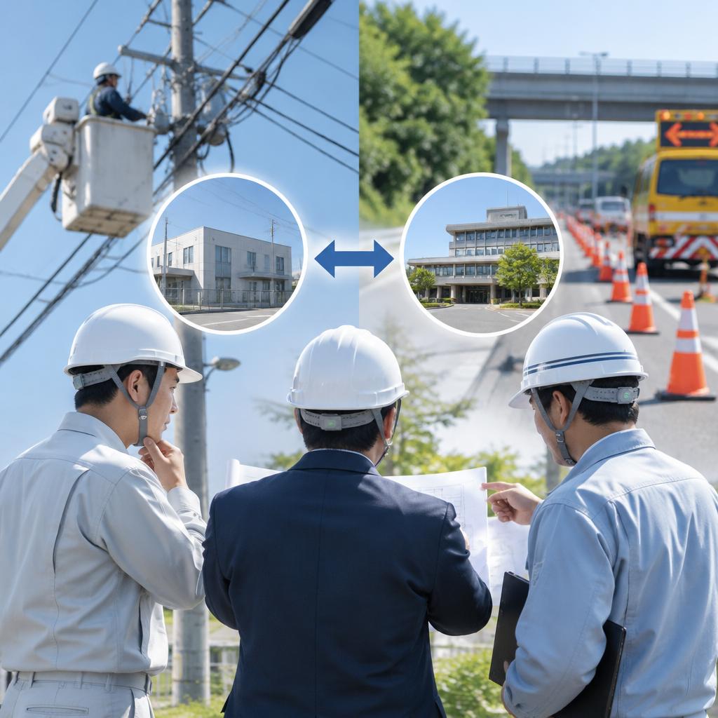 電力会社・道路管理者との調整もお手伝い