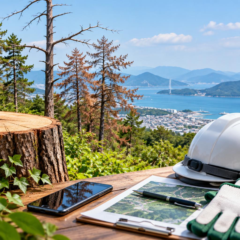 倒れる前のひと相談を。危険木の無料見積もりはこちら