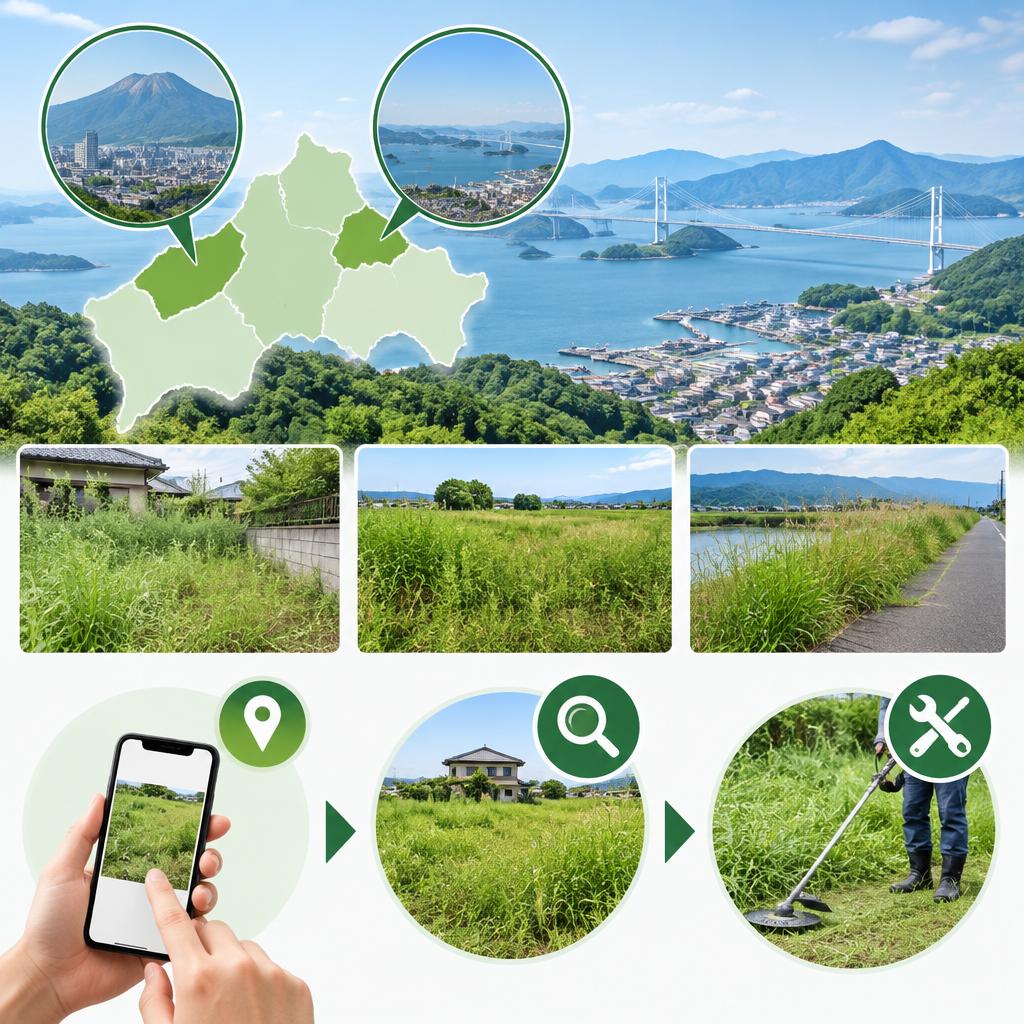 西条市・今治市の現場へ。まずは場所をお聞かせください