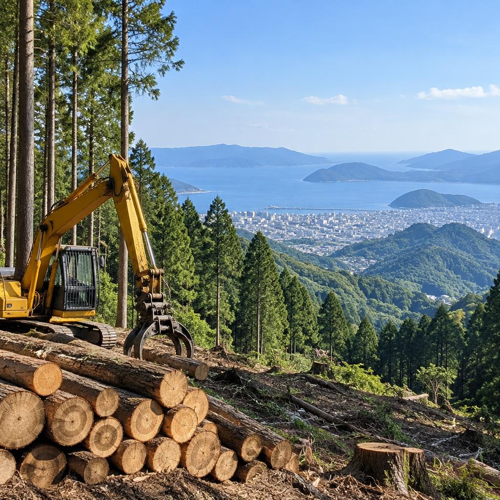 県外出張なし。暮らしのそばに、働く山がある