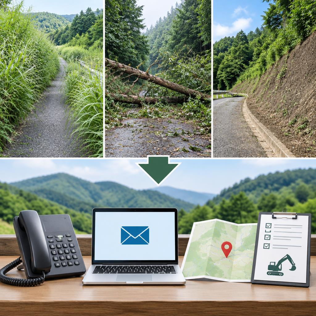 通れない山道のお困りごと、石鎚循環堂へご相談ください