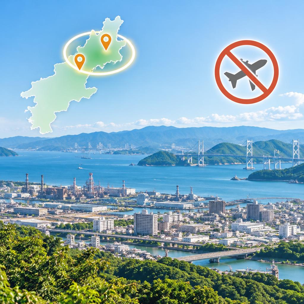 県外出張なし。西条市・今治市の地域に根ざす