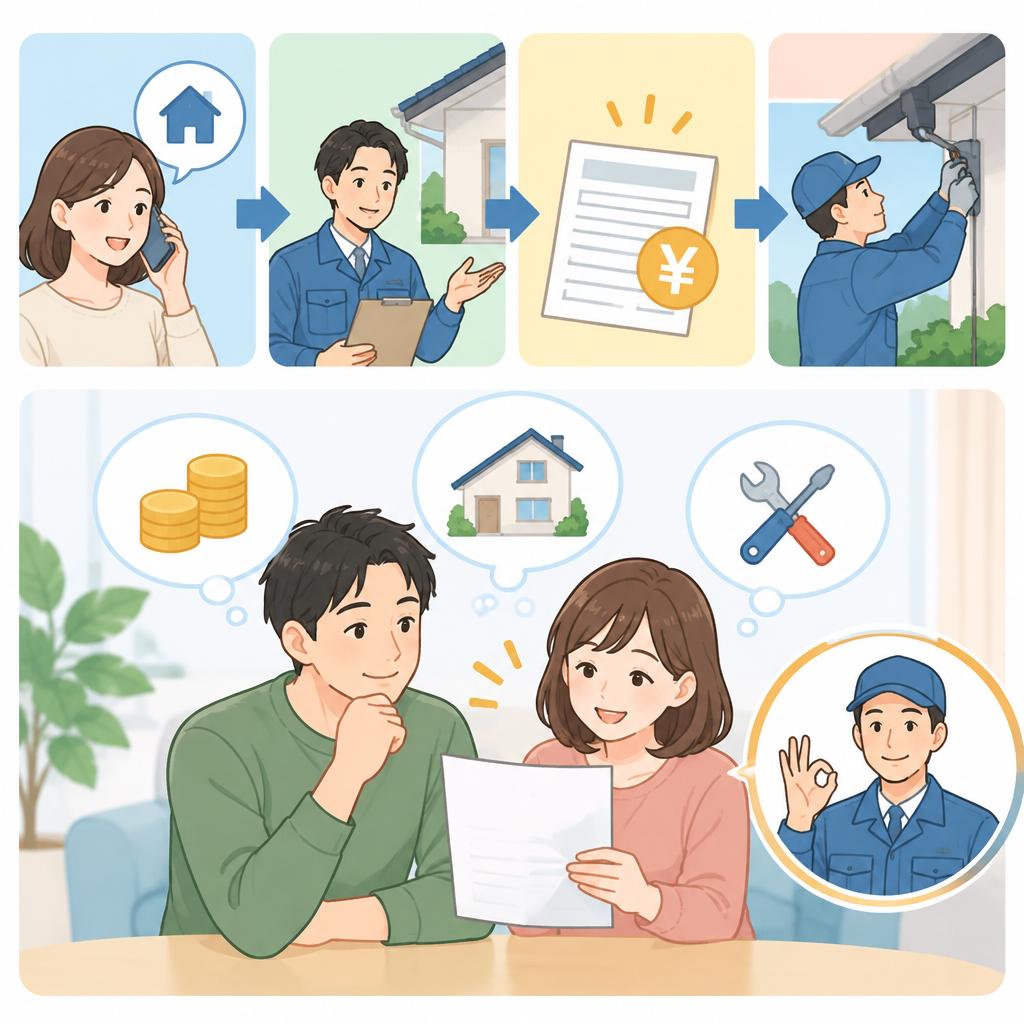 見積無料。費用と作業内容を確認してからご検討ください