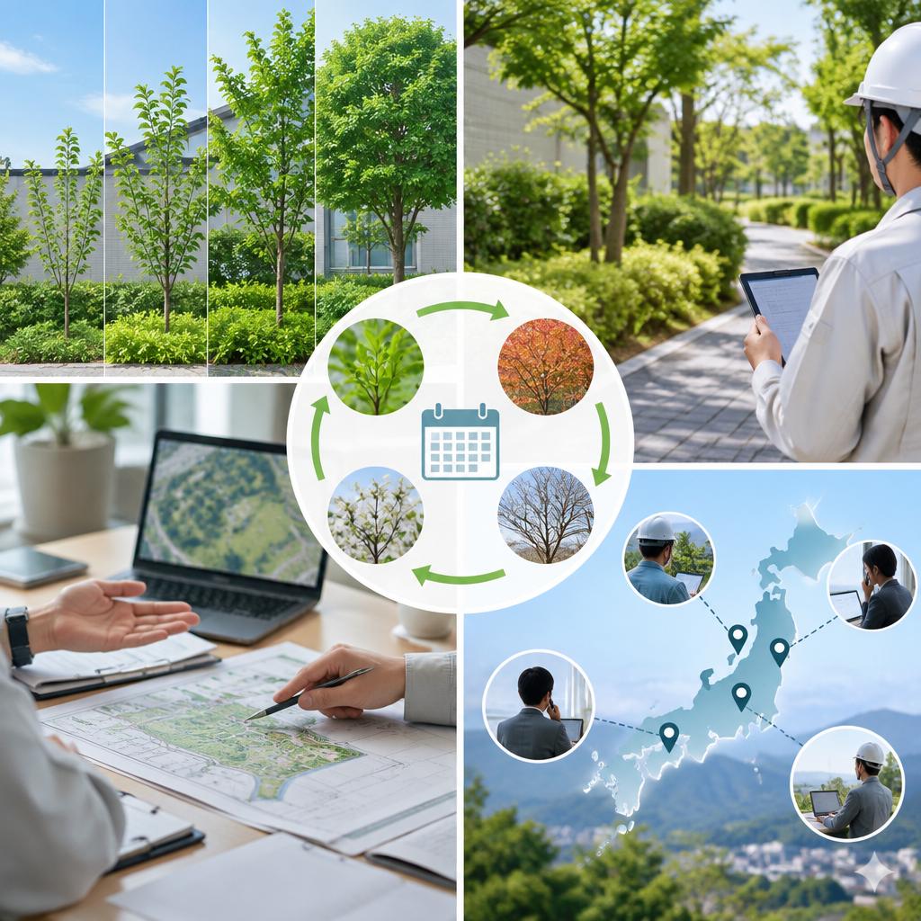 事業者・管理会社様の定期管理を、現地からサポート
