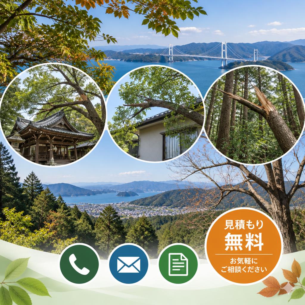 危険な枝や掛かり木が気になったら、まずはご相談ください